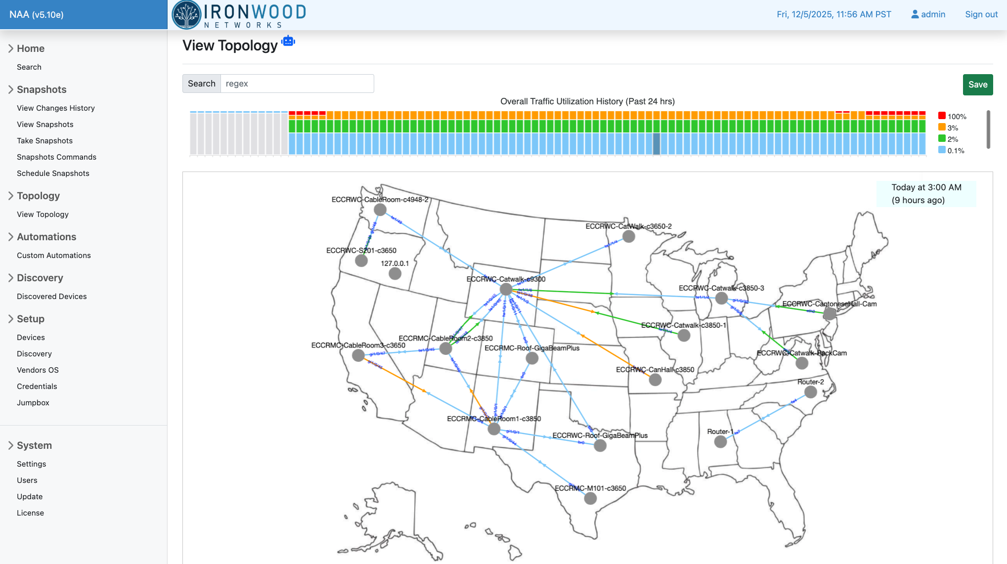 live NAA automation demo